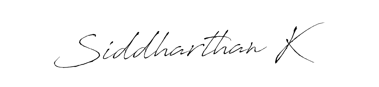 How to make Siddharthan K signature? Antro_Vectra is a professional autograph style. Create handwritten signature for Siddharthan K name. Siddharthan K signature style 6 images and pictures png