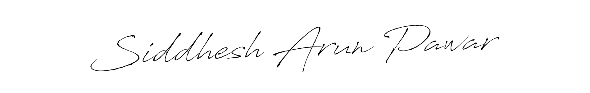 Use a signature maker to create a handwritten signature online. With this signature software, you can design (Antro_Vectra) your own signature for name Siddhesh Arun Pawar. Siddhesh Arun Pawar signature style 6 images and pictures png