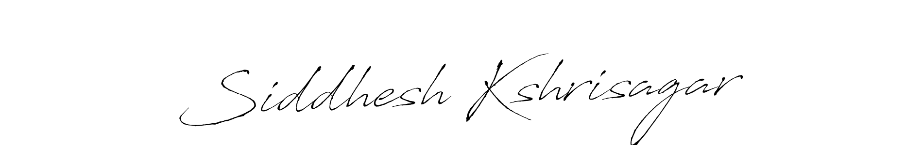 Design your own signature with our free online signature maker. With this signature software, you can create a handwritten (Antro_Vectra) signature for name Siddhesh Kshrisagar. Siddhesh Kshrisagar signature style 6 images and pictures png