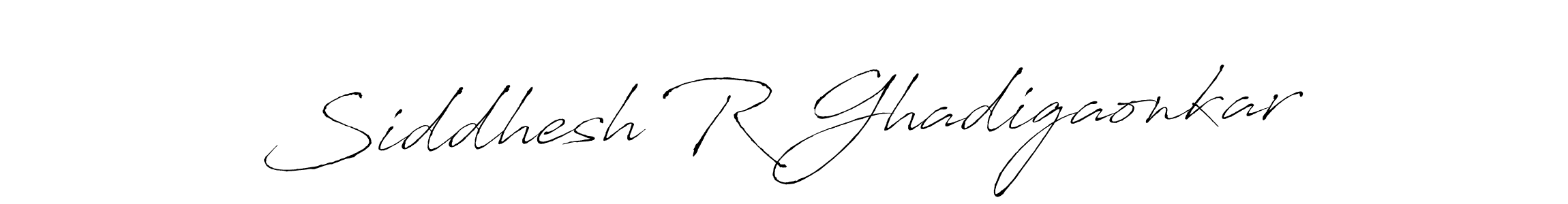 Design your own signature with our free online signature maker. With this signature software, you can create a handwritten (Antro_Vectra) signature for name Siddhesh R Ghadigaonkar. Siddhesh R Ghadigaonkar signature style 6 images and pictures png