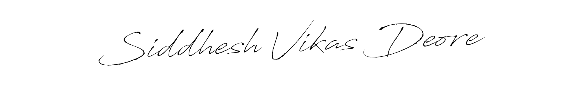 How to make Siddhesh Vikas Deore signature? Antro_Vectra is a professional autograph style. Create handwritten signature for Siddhesh Vikas Deore name. Siddhesh Vikas Deore signature style 6 images and pictures png