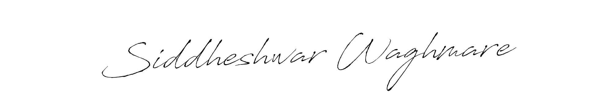 Design your own signature with our free online signature maker. With this signature software, you can create a handwritten (Antro_Vectra) signature for name Siddheshwar Waghmare. Siddheshwar Waghmare signature style 6 images and pictures png