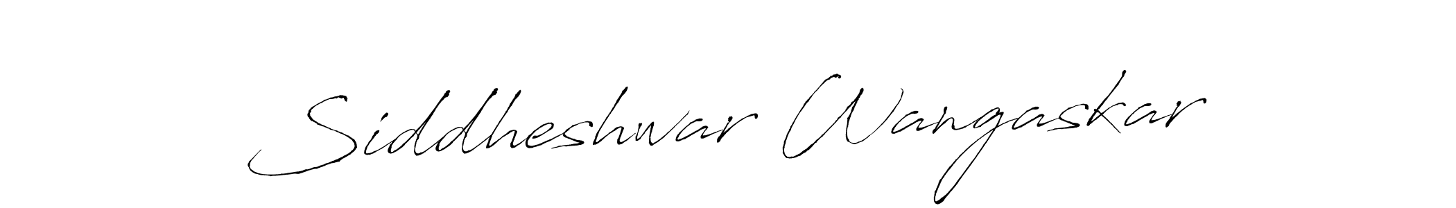 Siddheshwar Wangaskar stylish signature style. Best Handwritten Sign (Antro_Vectra) for my name. Handwritten Signature Collection Ideas for my name Siddheshwar Wangaskar. Siddheshwar Wangaskar signature style 6 images and pictures png