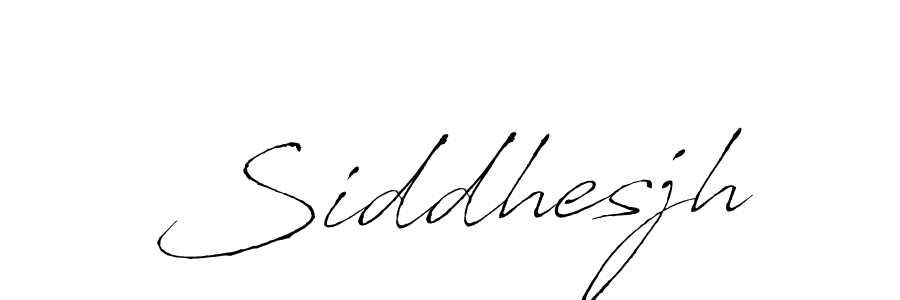 Create a beautiful signature design for name Siddhesjh. With this signature (Antro_Vectra) fonts, you can make a handwritten signature for free. Siddhesjh signature style 6 images and pictures png
