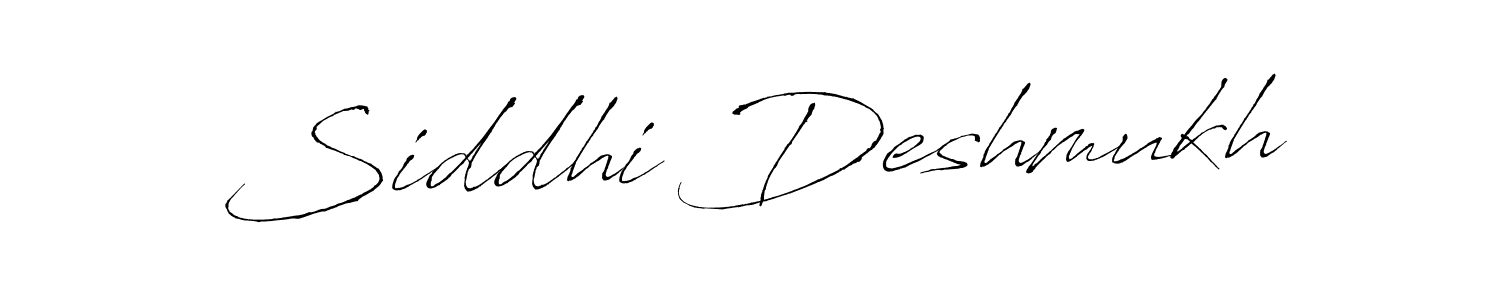 How to make Siddhi Deshmukh name signature. Use Antro_Vectra style for creating short signs online. This is the latest handwritten sign. Siddhi Deshmukh signature style 6 images and pictures png