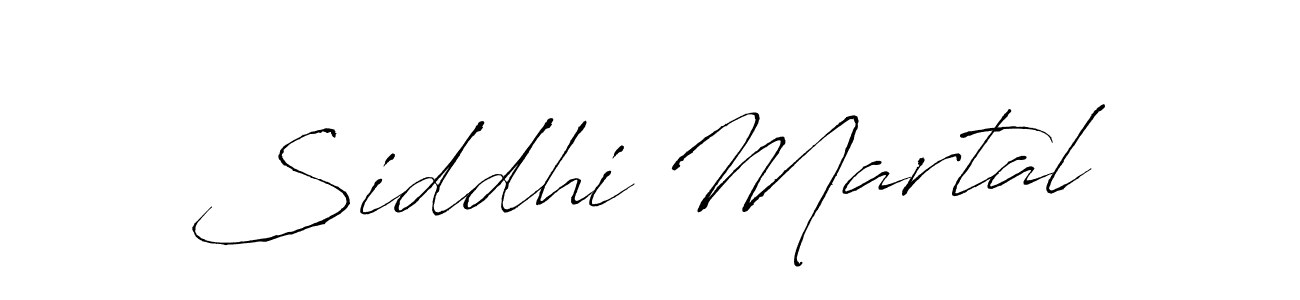 How to make Siddhi Martal name signature. Use Antro_Vectra style for creating short signs online. This is the latest handwritten sign. Siddhi Martal signature style 6 images and pictures png