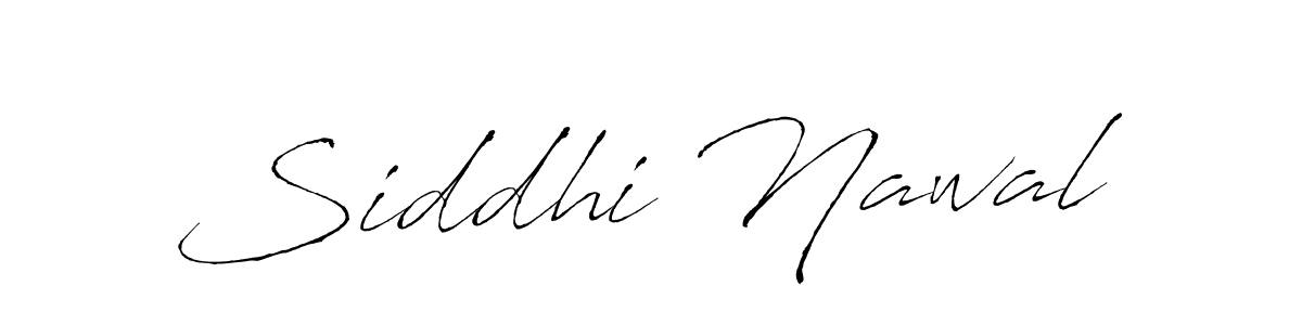 Make a beautiful signature design for name Siddhi Nawal. With this signature (Antro_Vectra) style, you can create a handwritten signature for free. Siddhi Nawal signature style 6 images and pictures png