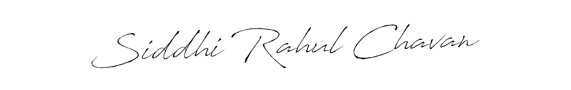 How to make Siddhi Rahul Chavan name signature. Use Antro_Vectra style for creating short signs online. This is the latest handwritten sign. Siddhi Rahul Chavan signature style 6 images and pictures png