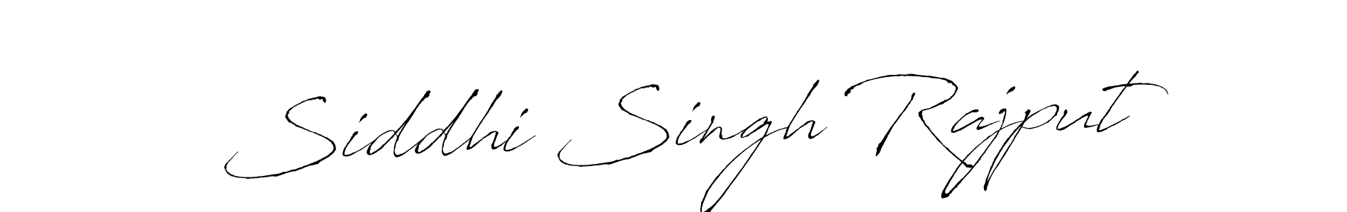 Make a beautiful signature design for name Siddhi Singh Rajput. With this signature (Antro_Vectra) style, you can create a handwritten signature for free. Siddhi Singh Rajput signature style 6 images and pictures png