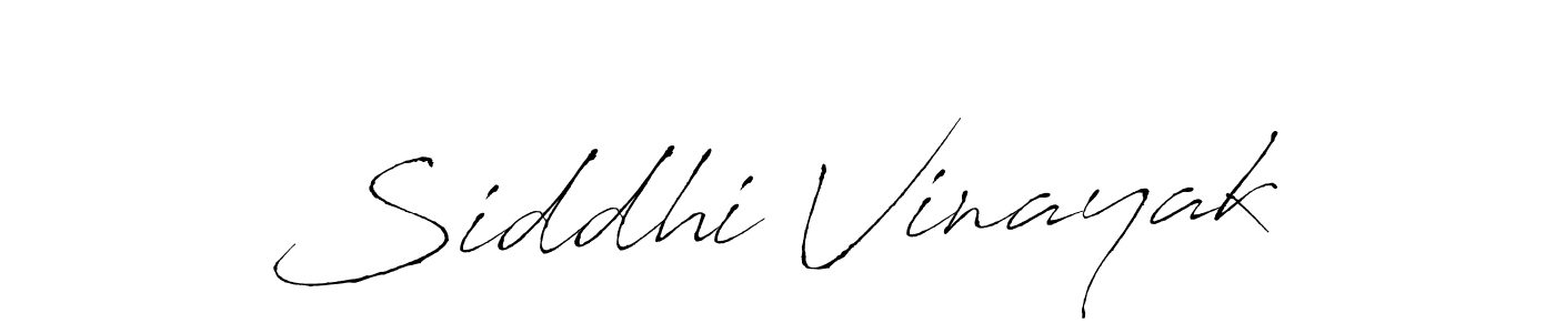 Design your own signature with our free online signature maker. With this signature software, you can create a handwritten (Antro_Vectra) signature for name Siddhi Vinayak. Siddhi Vinayak signature style 6 images and pictures png