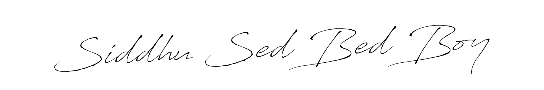 How to make Siddhu Sed Bed Boy signature? Antro_Vectra is a professional autograph style. Create handwritten signature for Siddhu Sed Bed Boy name. Siddhu Sed Bed Boy signature style 6 images and pictures png