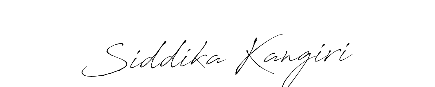 It looks lik you need a new signature style for name Siddika Kangiri. Design unique handwritten (Antro_Vectra) signature with our free signature maker in just a few clicks. Siddika Kangiri signature style 6 images and pictures png