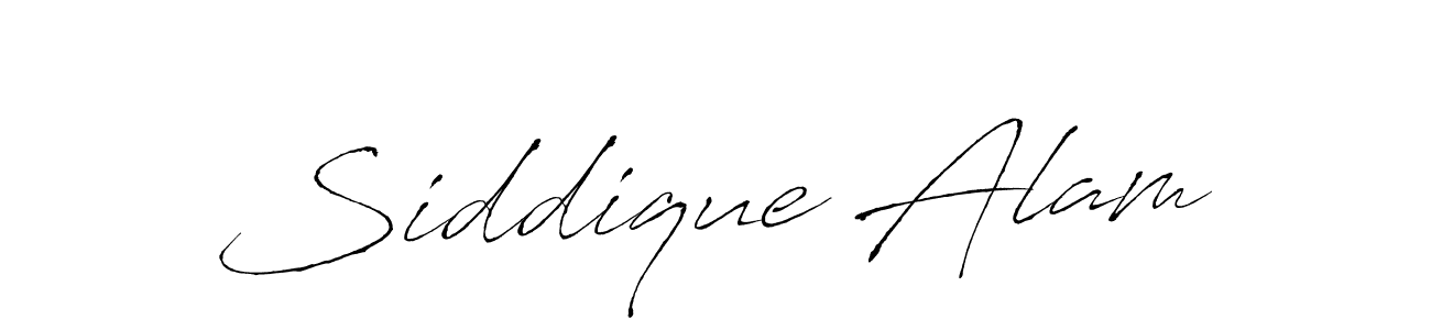 Design your own signature with our free online signature maker. With this signature software, you can create a handwritten (Antro_Vectra) signature for name Siddique Alam. Siddique Alam signature style 6 images and pictures png