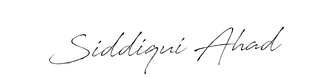 Make a beautiful signature design for name Siddiqui Ahad. With this signature (Antro_Vectra) style, you can create a handwritten signature for free. Siddiqui Ahad signature style 6 images and pictures png