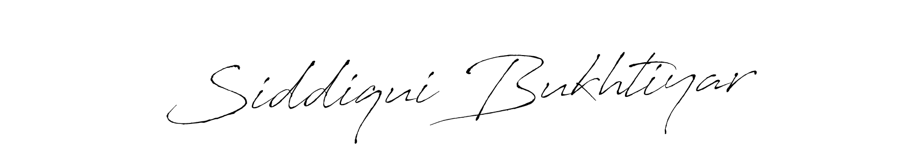 How to make Siddiqui Bukhtiyar signature? Antro_Vectra is a professional autograph style. Create handwritten signature for Siddiqui Bukhtiyar name. Siddiqui Bukhtiyar signature style 6 images and pictures png