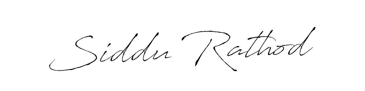 How to make Siddu Rathod name signature. Use Antro_Vectra style for creating short signs online. This is the latest handwritten sign. Siddu Rathod signature style 6 images and pictures png