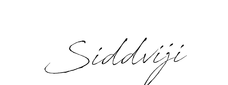 Design your own signature with our free online signature maker. With this signature software, you can create a handwritten (Antro_Vectra) signature for name Siddviji. Siddviji signature style 6 images and pictures png