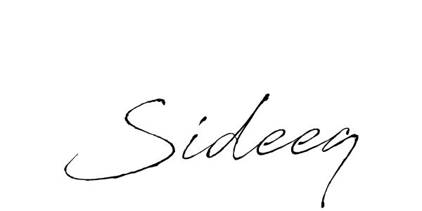 It looks lik you need a new signature style for name Sideeq. Design unique handwritten (Antro_Vectra) signature with our free signature maker in just a few clicks. Sideeq signature style 6 images and pictures png