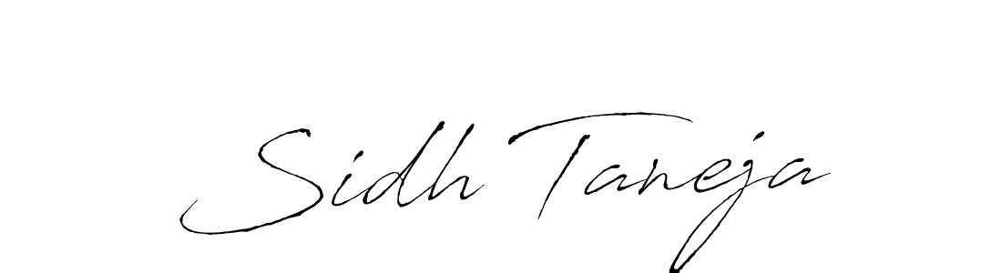 Also we have Sidh Taneja name is the best signature style. Create professional handwritten signature collection using Antro_Vectra autograph style. Sidh Taneja signature style 6 images and pictures png