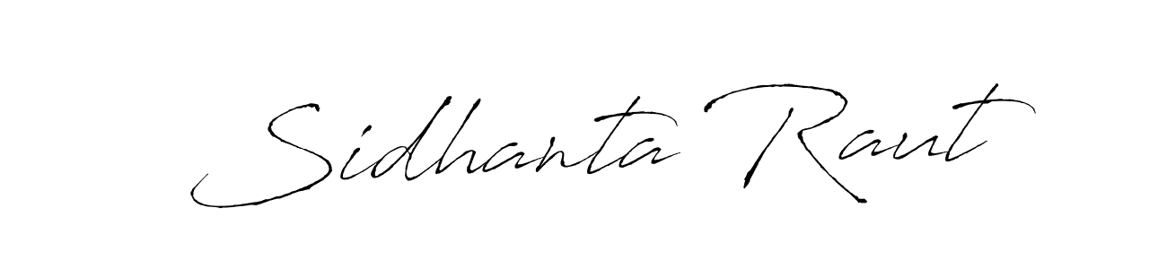 Use a signature maker to create a handwritten signature online. With this signature software, you can design (Antro_Vectra) your own signature for name Sidhanta Raut. Sidhanta Raut signature style 6 images and pictures png