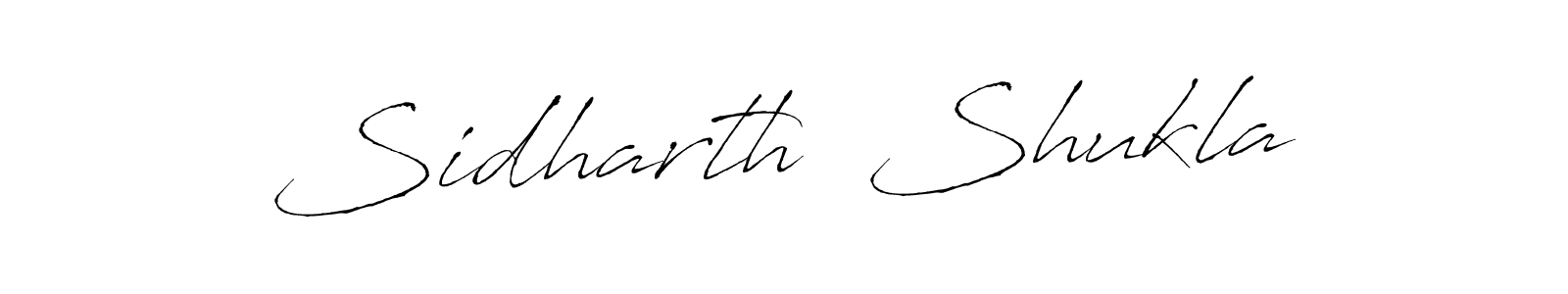 Design your own signature with our free online signature maker. With this signature software, you can create a handwritten (Antro_Vectra) signature for name Sidharth  Shukla. Sidharth  Shukla signature style 6 images and pictures png