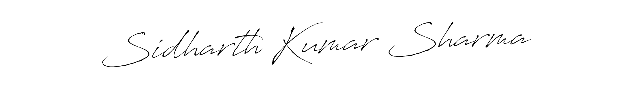 Also we have Sidharth Kumar Sharma name is the best signature style. Create professional handwritten signature collection using Antro_Vectra autograph style. Sidharth Kumar Sharma signature style 6 images and pictures png