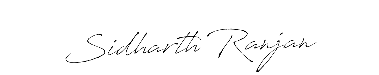 Create a beautiful signature design for name Sidharth Ranjan. With this signature (Antro_Vectra) fonts, you can make a handwritten signature for free. Sidharth Ranjan signature style 6 images and pictures png