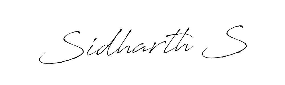 Similarly Antro_Vectra is the best handwritten signature design. Signature creator online .You can use it as an online autograph creator for name Sidharth S. Sidharth S signature style 6 images and pictures png