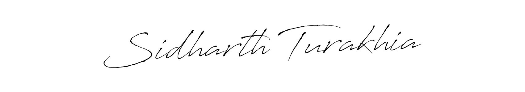 Sidharth Turakhia stylish signature style. Best Handwritten Sign (Antro_Vectra) for my name. Handwritten Signature Collection Ideas for my name Sidharth Turakhia. Sidharth Turakhia signature style 6 images and pictures png