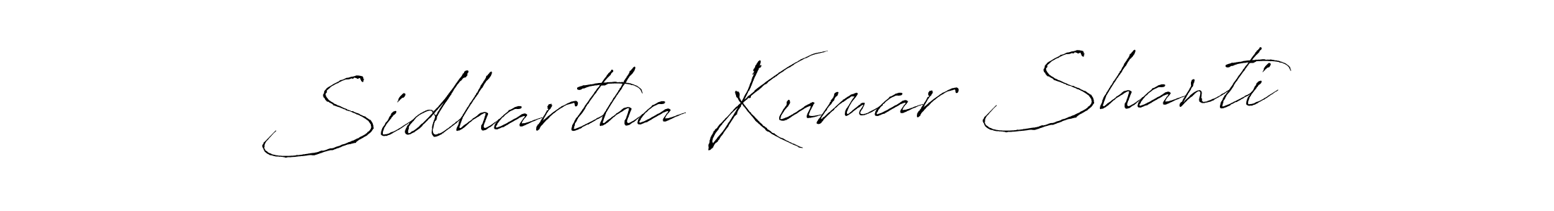 Make a short Sidhartha Kumar Shanti signature style. Manage your documents anywhere anytime using Antro_Vectra. Create and add eSignatures, submit forms, share and send files easily. Sidhartha Kumar Shanti signature style 6 images and pictures png