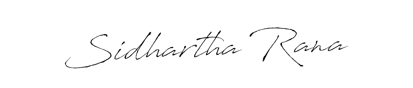 Create a beautiful signature design for name Sidhartha Rana. With this signature (Antro_Vectra) fonts, you can make a handwritten signature for free. Sidhartha Rana signature style 6 images and pictures png