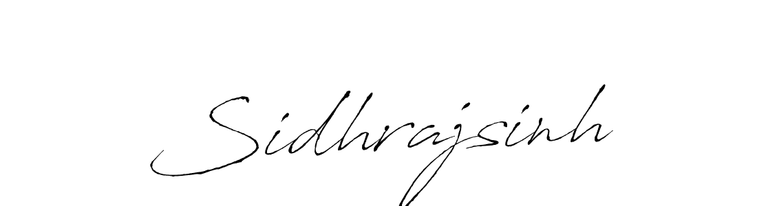 Make a beautiful signature design for name Sidhrajsinh. With this signature (Antro_Vectra) style, you can create a handwritten signature for free. Sidhrajsinh signature style 6 images and pictures png
