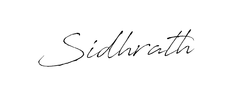 Make a beautiful signature design for name Sidhrath. With this signature (Antro_Vectra) style, you can create a handwritten signature for free. Sidhrath signature style 6 images and pictures png