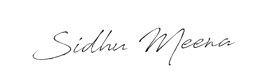 Also You can easily find your signature by using the search form. We will create Sidhu Meena name handwritten signature images for you free of cost using Antro_Vectra sign style. Sidhu Meena signature style 6 images and pictures png