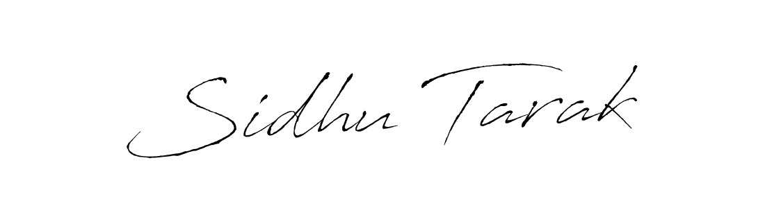 Make a beautiful signature design for name Sidhu Tarak. With this signature (Antro_Vectra) style, you can create a handwritten signature for free. Sidhu Tarak signature style 6 images and pictures png