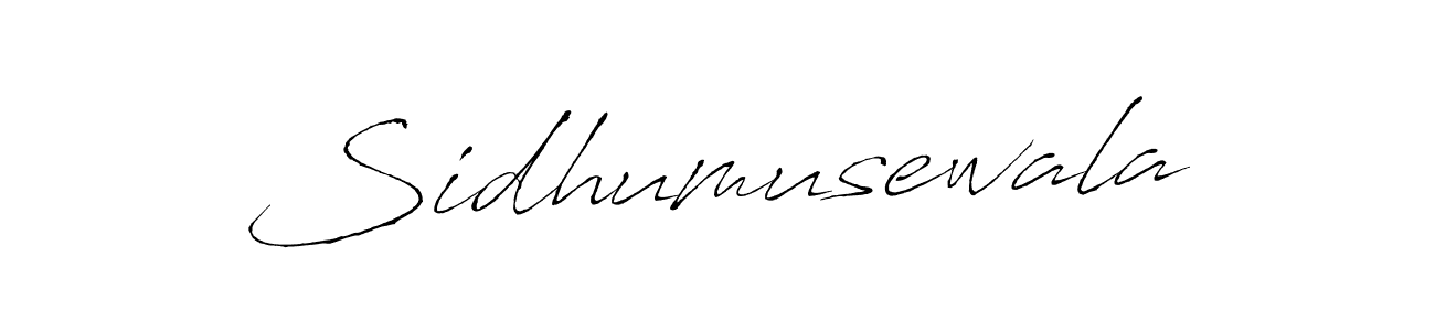 Create a beautiful signature design for name Sidhumusewala. With this signature (Antro_Vectra) fonts, you can make a handwritten signature for free. Sidhumusewala signature style 6 images and pictures png