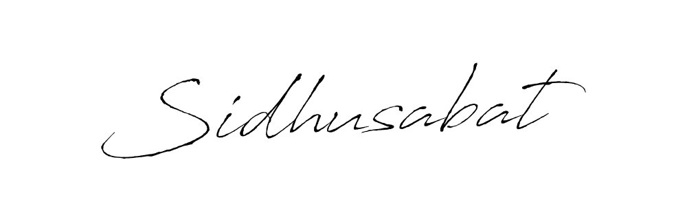 The best way (Antro_Vectra) to make a short signature is to pick only two or three words in your name. The name Sidhusabat include a total of six letters. For converting this name. Sidhusabat signature style 6 images and pictures png