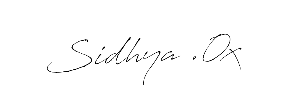It looks lik you need a new signature style for name Sidhya .0x. Design unique handwritten (Antro_Vectra) signature with our free signature maker in just a few clicks. Sidhya .0x signature style 6 images and pictures png