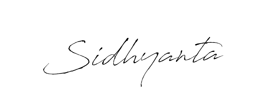 How to make Sidhyanta name signature. Use Antro_Vectra style for creating short signs online. This is the latest handwritten sign. Sidhyanta signature style 6 images and pictures png