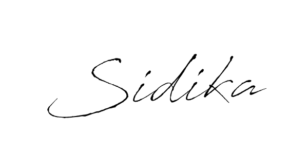 Sidika stylish signature style. Best Handwritten Sign (Antro_Vectra) for my name. Handwritten Signature Collection Ideas for my name Sidika. Sidika signature style 6 images and pictures png