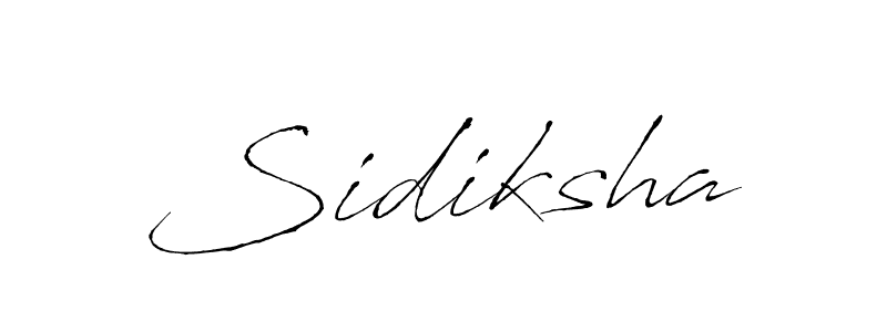 The best way (Antro_Vectra) to make a short signature is to pick only two or three words in your name. The name Sidiksha include a total of six letters. For converting this name. Sidiksha signature style 6 images and pictures png