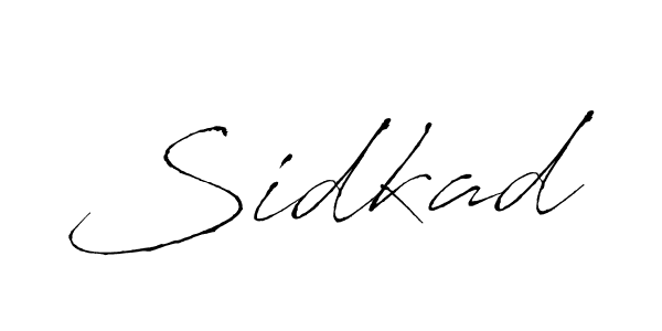 Sidkad stylish signature style. Best Handwritten Sign (Antro_Vectra) for my name. Handwritten Signature Collection Ideas for my name Sidkad. Sidkad signature style 6 images and pictures png