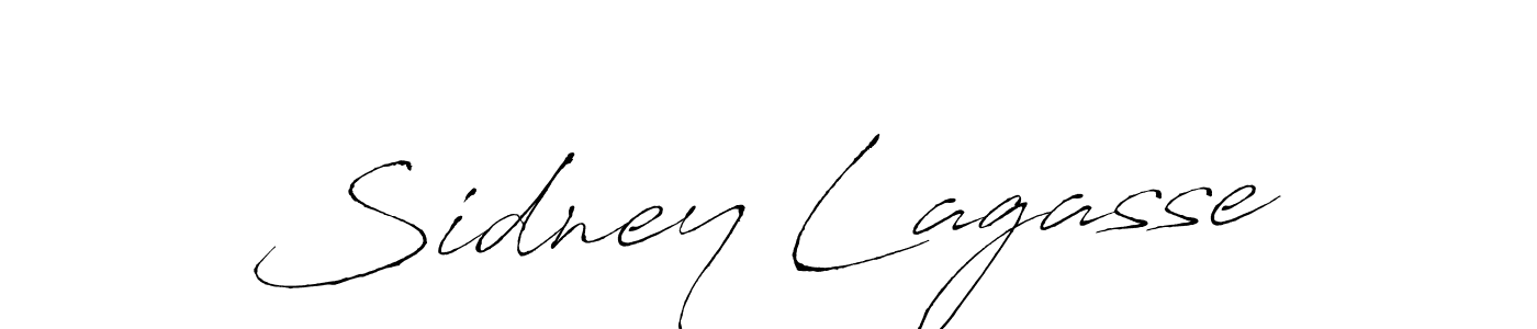 Make a beautiful signature design for name Sidney Lagasse. With this signature (Antro_Vectra) style, you can create a handwritten signature for free. Sidney Lagasse signature style 6 images and pictures png