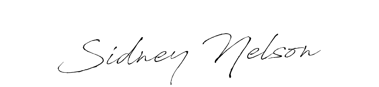 Also we have Sidney Nelson name is the best signature style. Create professional handwritten signature collection using Antro_Vectra autograph style. Sidney Nelson signature style 6 images and pictures png