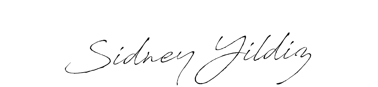 Create a beautiful signature design for name Sidney Yildiz. With this signature (Antro_Vectra) fonts, you can make a handwritten signature for free. Sidney Yildiz signature style 6 images and pictures png