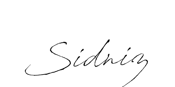 Also You can easily find your signature by using the search form. We will create Sidniz name handwritten signature images for you free of cost using Antro_Vectra sign style. Sidniz signature style 6 images and pictures png