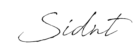 Similarly Antro_Vectra is the best handwritten signature design. Signature creator online. You can use it as an online autograph creator for name Sidnt. Sidnt signature style 6 images and pictures png