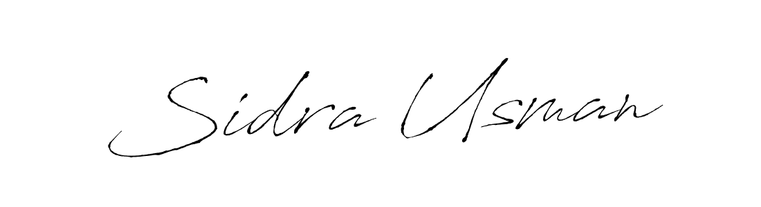 Use a signature maker to create a handwritten signature online. With this signature software, you can design (Antro_Vectra) your own signature for name Sidra Usman. Sidra Usman signature style 6 images and pictures png