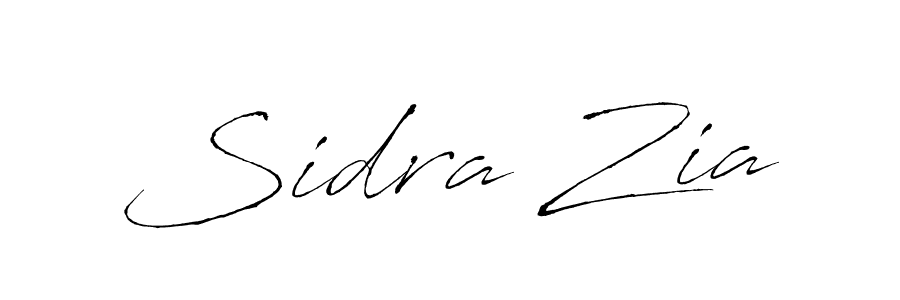 You should practise on your own different ways (Antro_Vectra) to write your name (Sidra Zia) in signature. don't let someone else do it for you. Sidra Zia signature style 6 images and pictures png