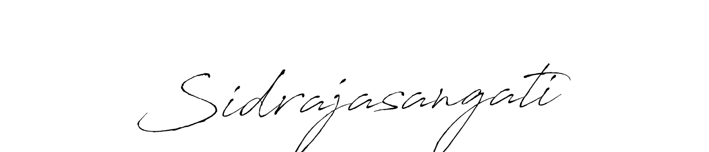 Design your own signature with our free online signature maker. With this signature software, you can create a handwritten (Antro_Vectra) signature for name Sidrajasangati. Sidrajasangati signature style 6 images and pictures png